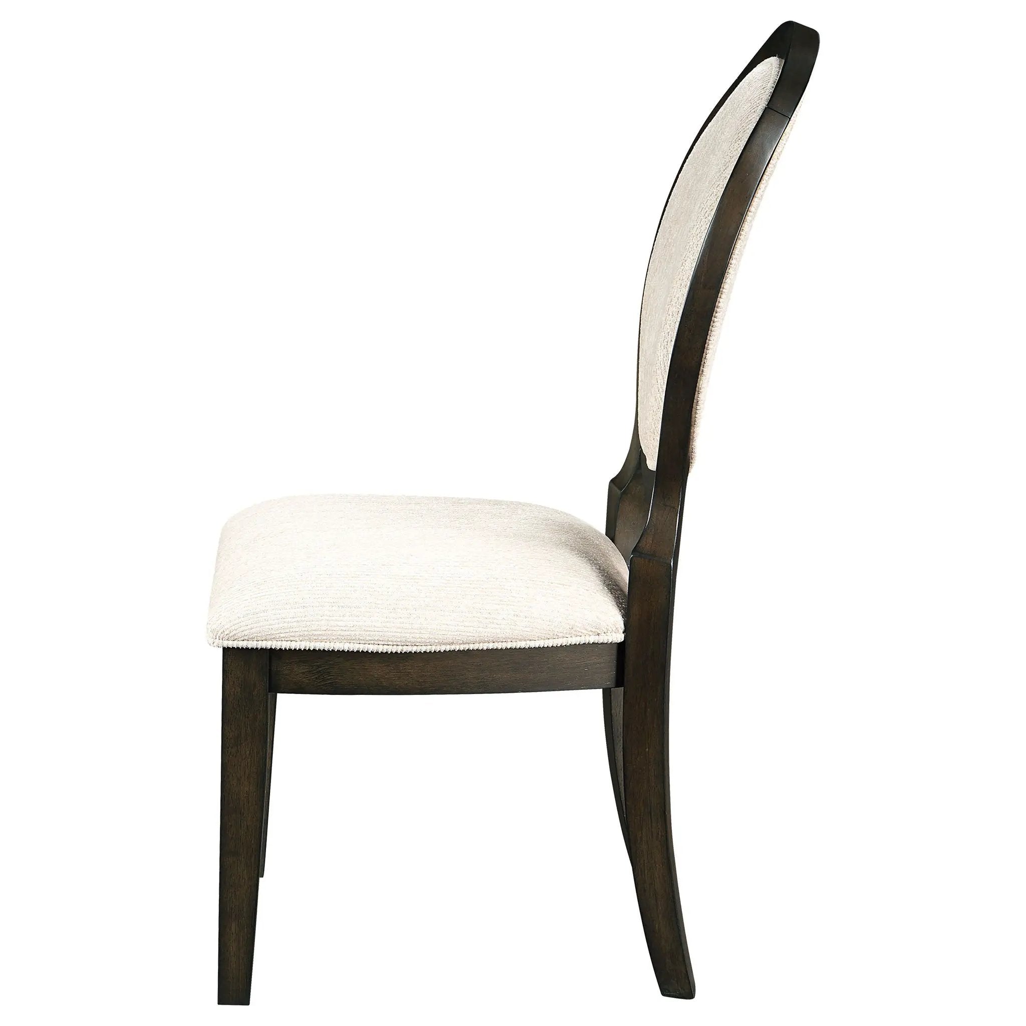 Fulton - Oval Back Dining Side Chair (Set of 2) - Espresso