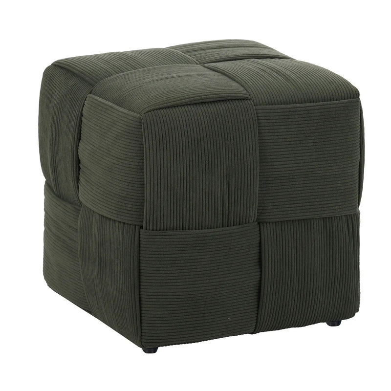 Modern Ottoman Foot Rest With Woven Design by HouseOfZazla