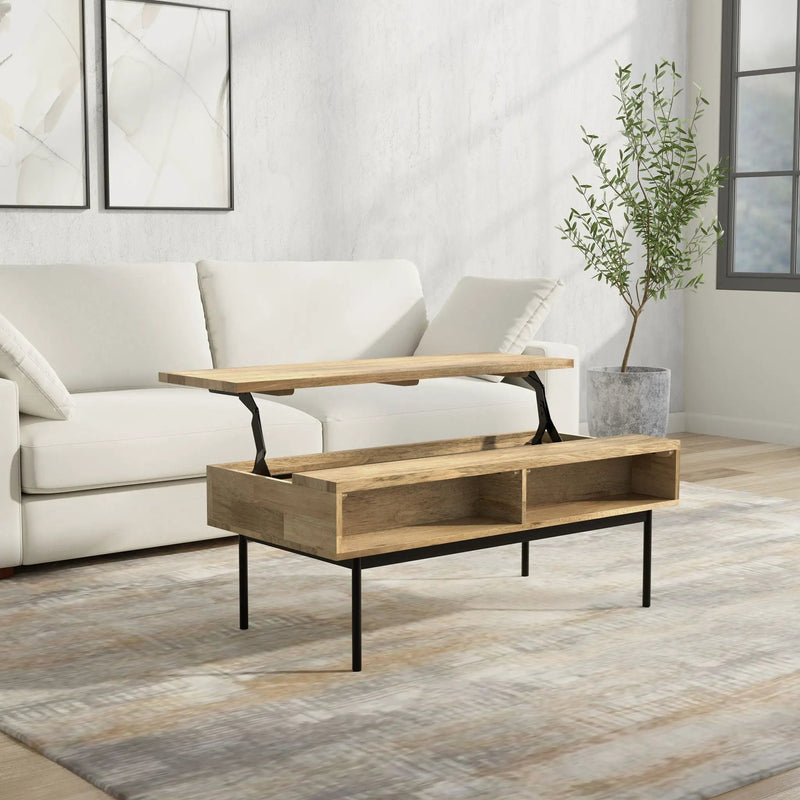 Reeves - Lift Top Coffee Table - Natural by Unique Piece Furniture