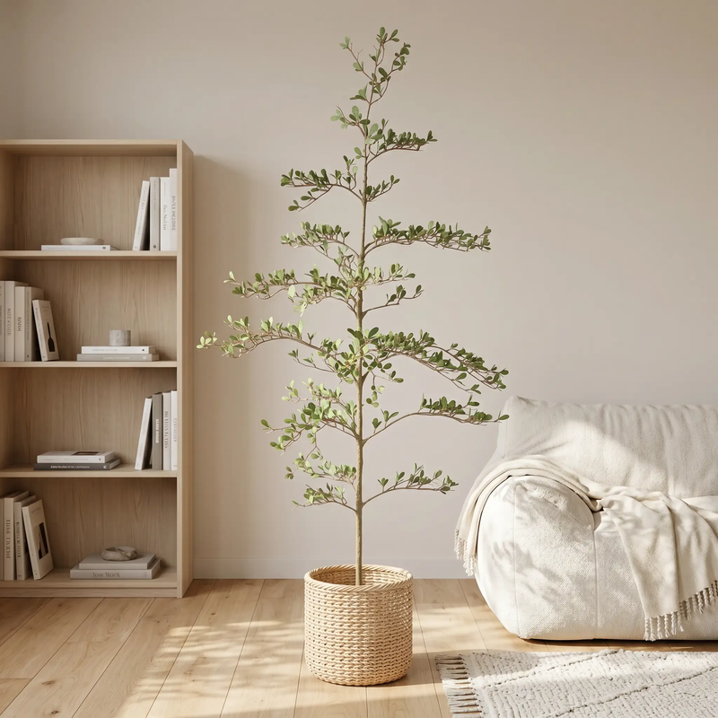 6ft Artificial Olive Tree, Realistic Faux Potted Plant by HouseOfZazla