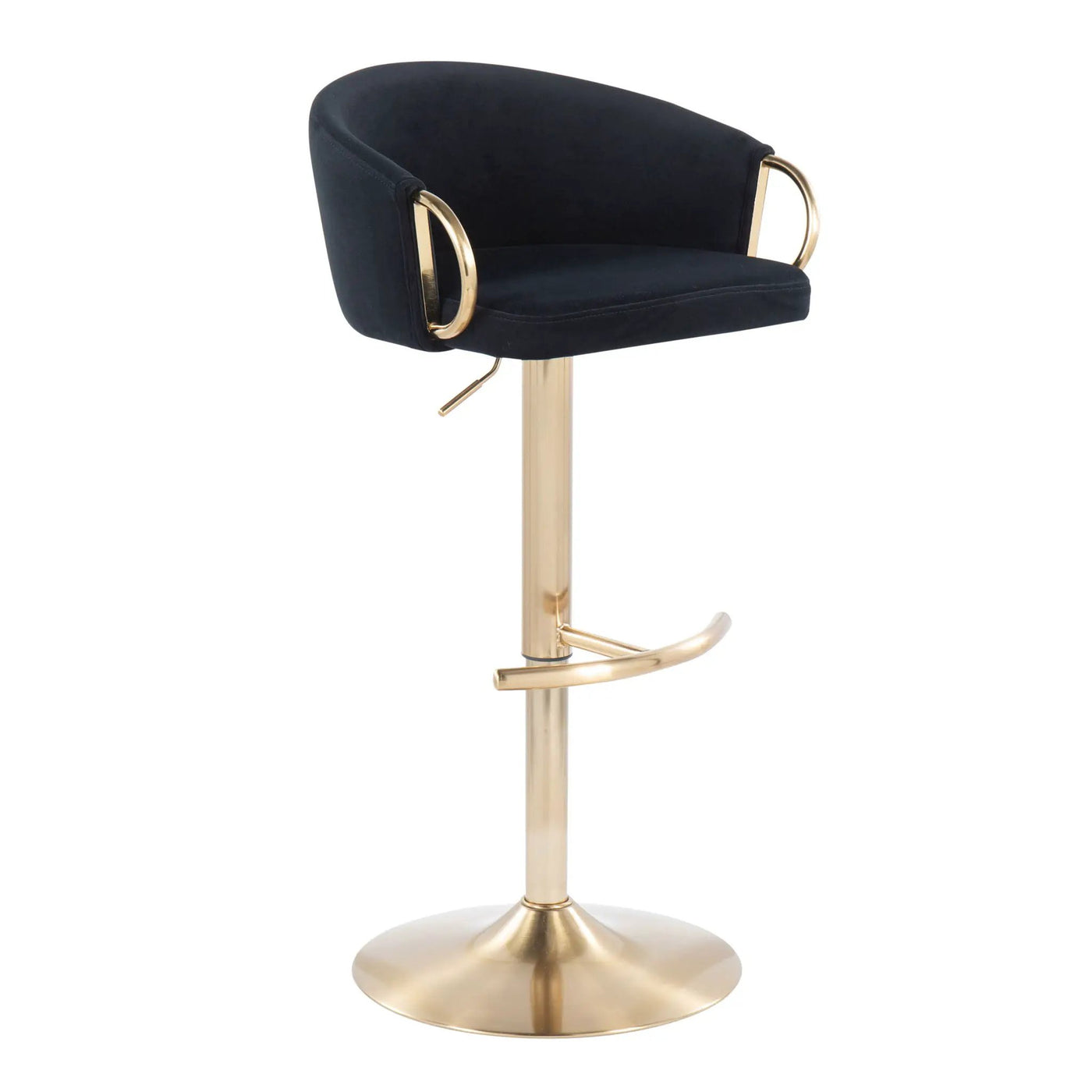 Claire - Contemporary / Glam Adjustable Bar Stool (Set of 2) by Unique Piece Furniture