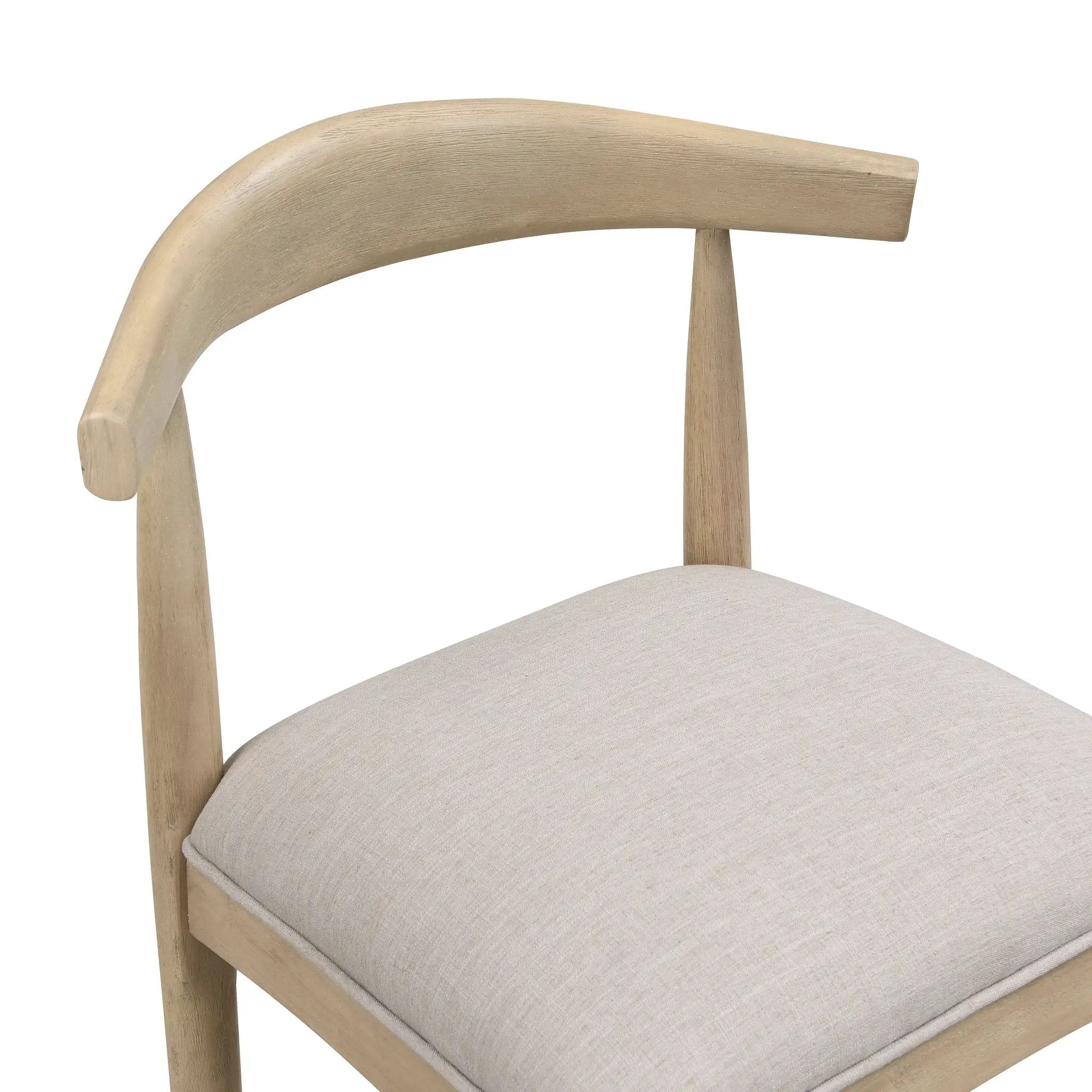 Bar Stool in Pebble Fabric (Set of 2) by HouseOfZazla