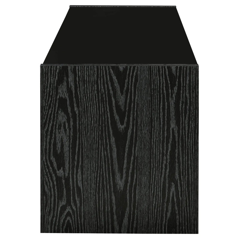 Alton 3-drawer Engineered Wood 61-inch TV Stand Black Oak by Unique Piece Furniture