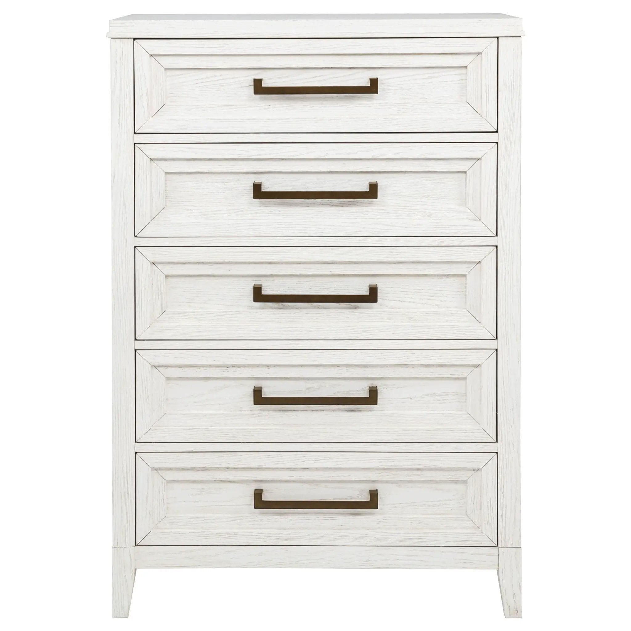 Inverness - 5 Drawer Bedroom Chest - White