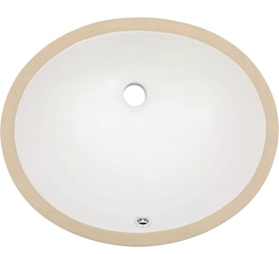 Pottery barn Dcolora Undermount Bathroom Sink Oval - Dcolora 16"x13" White Porcelain Ceramic Oval Vessel Sink Under Counter Lavatory Vanity Bath Sink Bowl Basin Wi by Selzalot