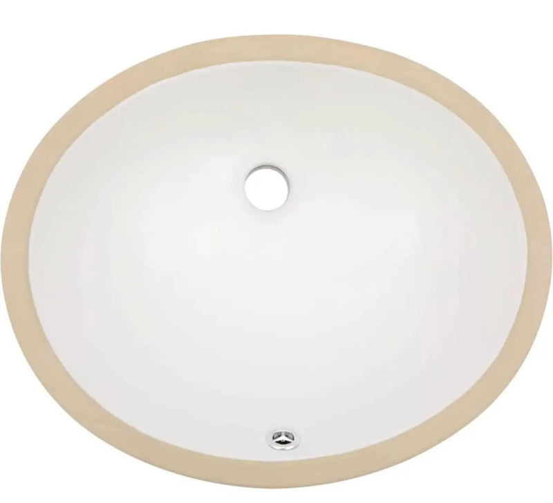 Pottery barn Dcolora Undermount Bathroom Sink Oval - Dcolora 16"x13" White Porcelain Ceramic Oval Vessel Sink Under Counter Lavatory Vanity Bath Sink Bowl Basin Wi by Selzalot