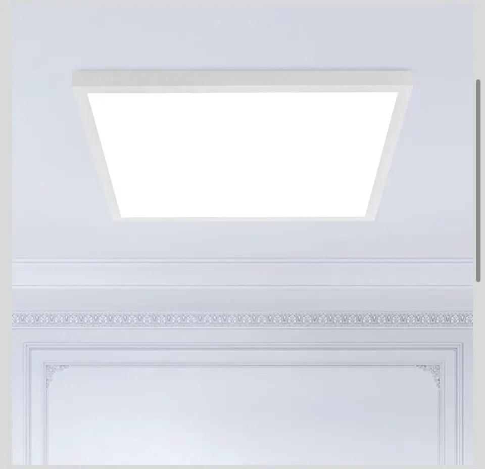Open Box Mcacggo 2x2 FT Surface Mount LED Panel Light Dimmable & 3 Color Selectable 3000K/4000K/5000K - 40W 24x24 Inch LED Flush Mount Ceiling Light L by Selzalot