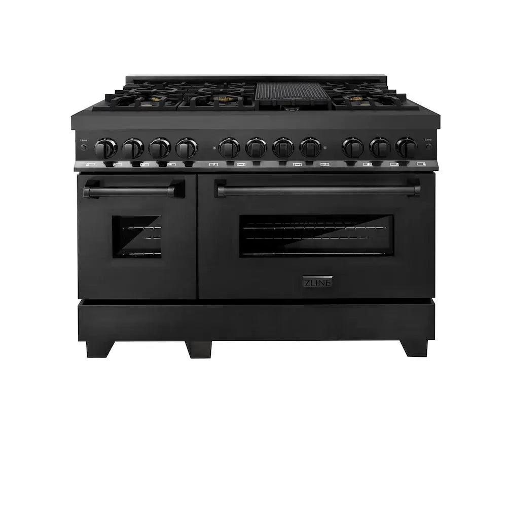 ZLINE 48" Bundled Stainless DualRange RangeHood Dishwasher 3KP-RABRH48-DW by Farmhouse Kitchen and Bath