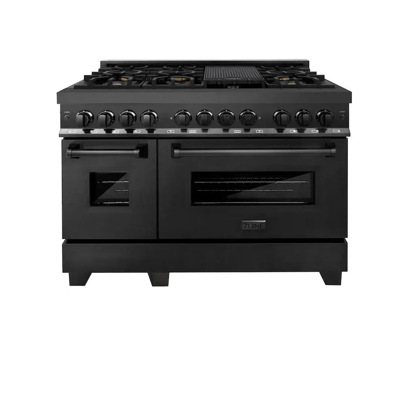 ZLINE 48" Bundled Stainless DualRange RangeHood Dishwasher 3KP-RABRH48-DW by Farmhouse Kitchen and Bath