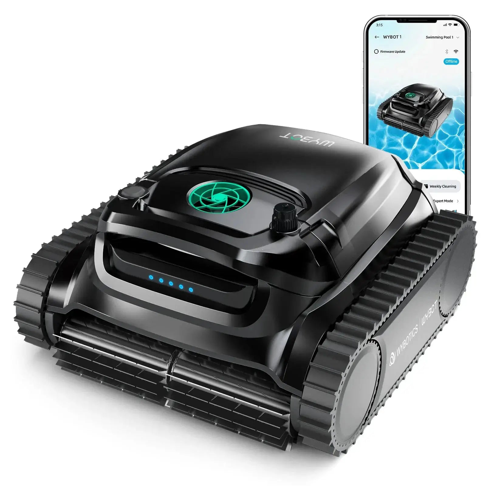 WYBOT M1 Cordless Robotic Pool Cleaner by WYBOT