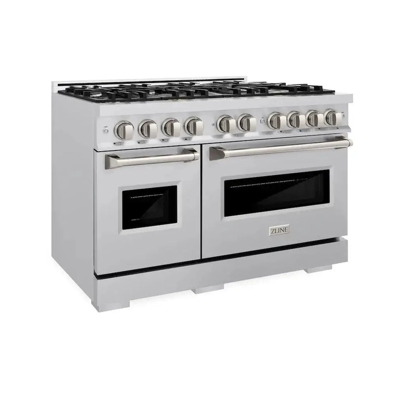 ZLINE 48"Classic Gas Range, Convection Gas Oven, Stainless Steel, CGR48 by Farmhouse Kitchen and Bath