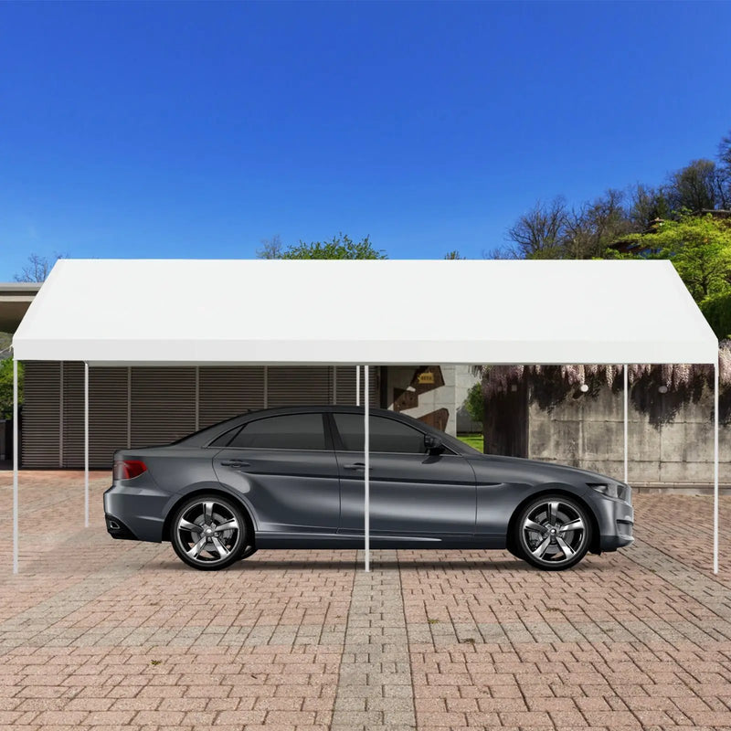 10 x 20 Feet Steel Frame Portable Car Canopy Shelter by DirectDeals