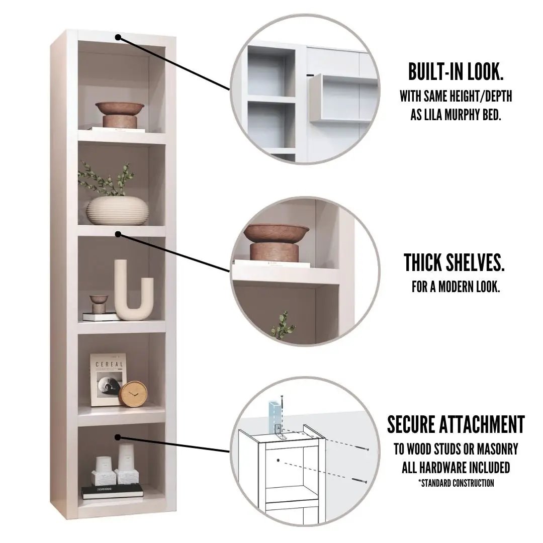 Black 84-in Tall Wooden Bookcase Shelf by Sharicks
