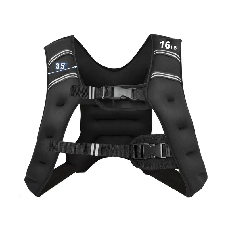 Training Weight Vest Workout Equipment with Adjustable Buckles and Mesh Bag by DirectDeals