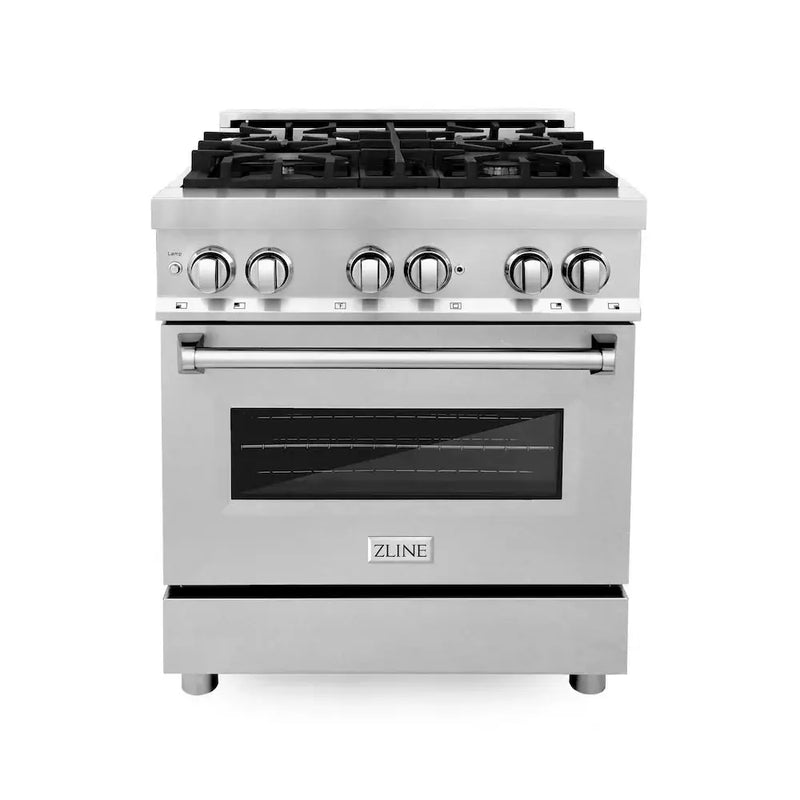 ZLINE 30" Bundle Range RA-SN-30 & Range Hood KB-30, 2KP-RASNRH30 by Farmhouse Kitchen and Bath