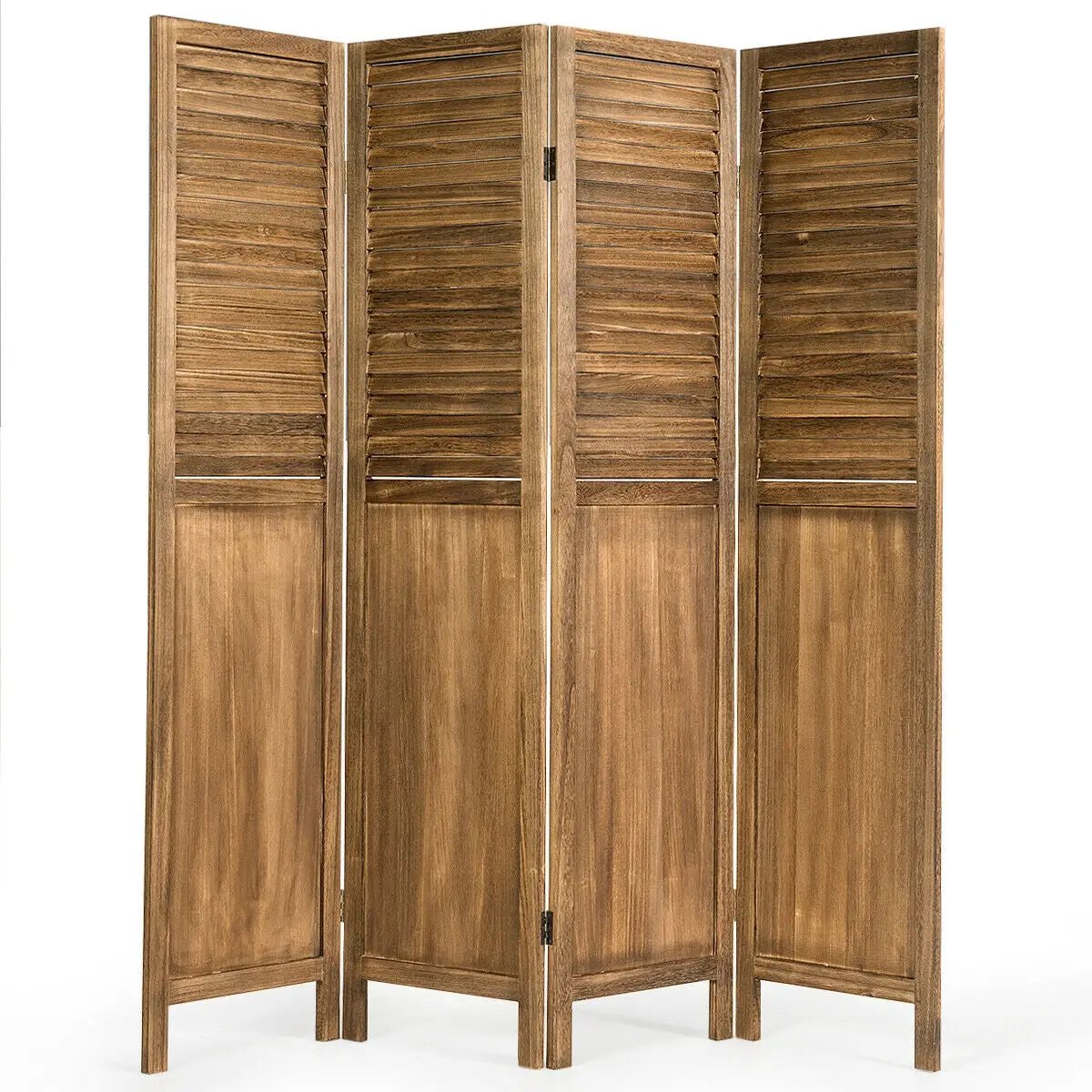 5.6 Ft Tall 4 Panel Folding Privacy Room Divider, photo 12 of 16