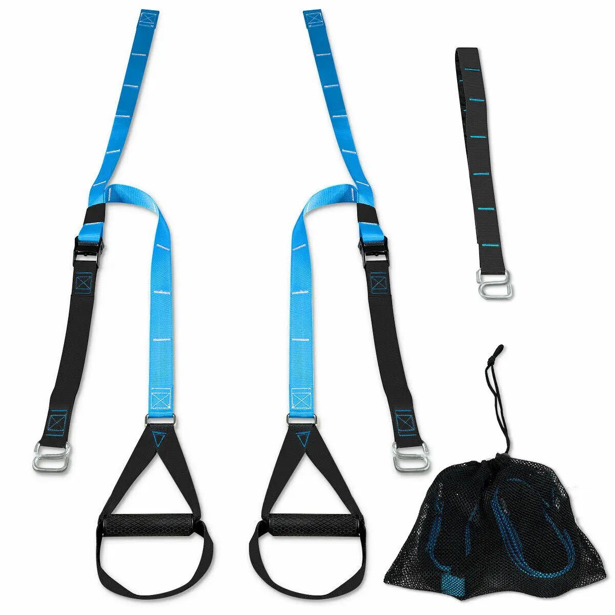 Bodyweight Fitness Resistance Adjustable Straps with Bag by DirectDeals