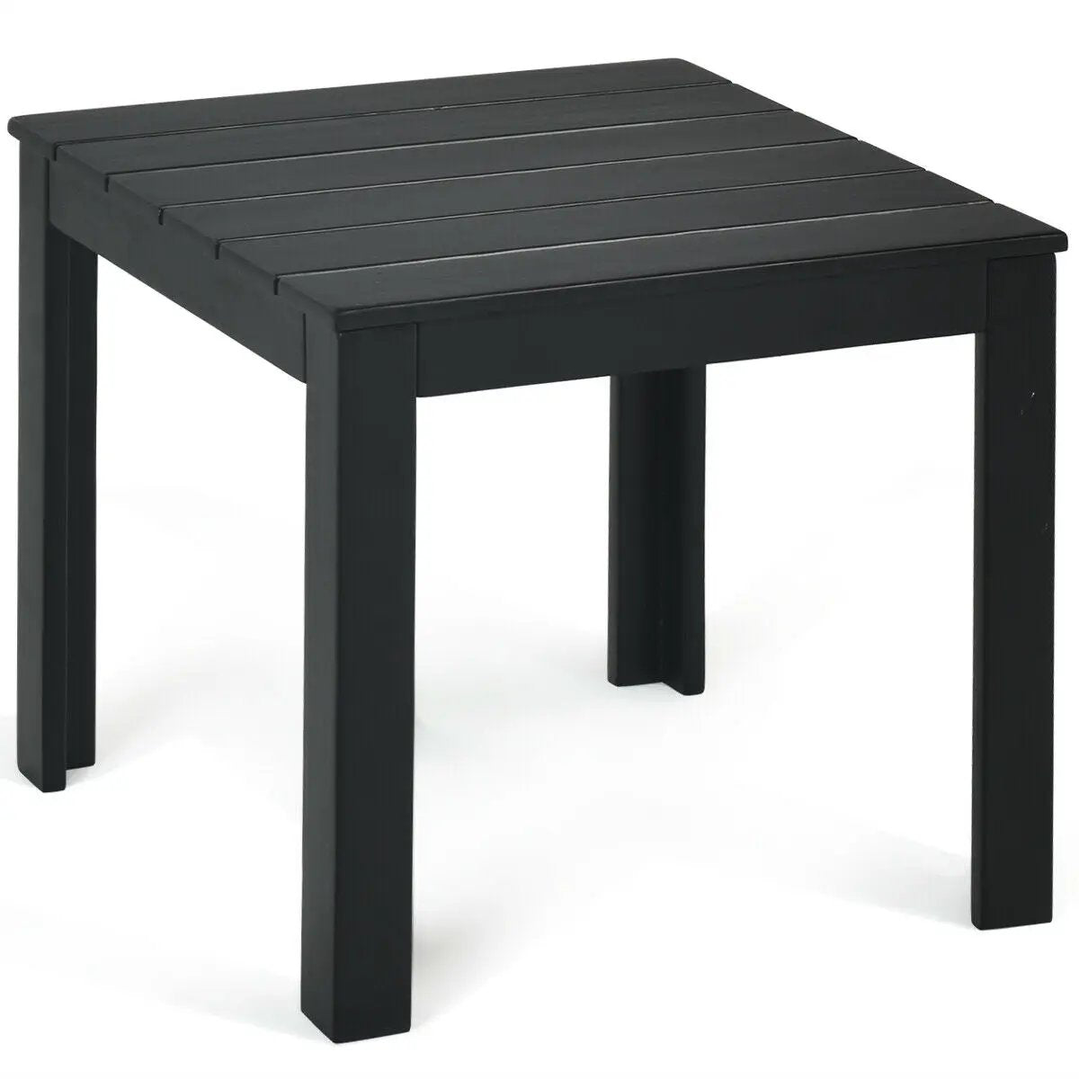 Wooden Square Patio Coffee Bistro Table, photo 5 of 16