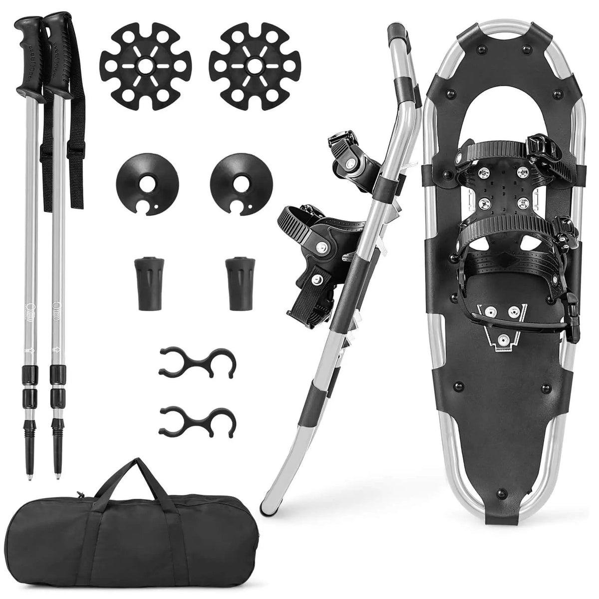 21/25/30 Inch 4-in-1 Lightweight Terrain Snowshoes with Flexible Pivot System, photo 9 of 24