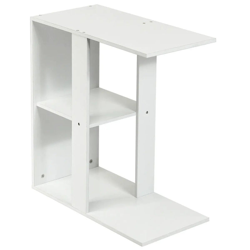 3-Tier Narrow Side Table with Storage Shelf by DirectDeals