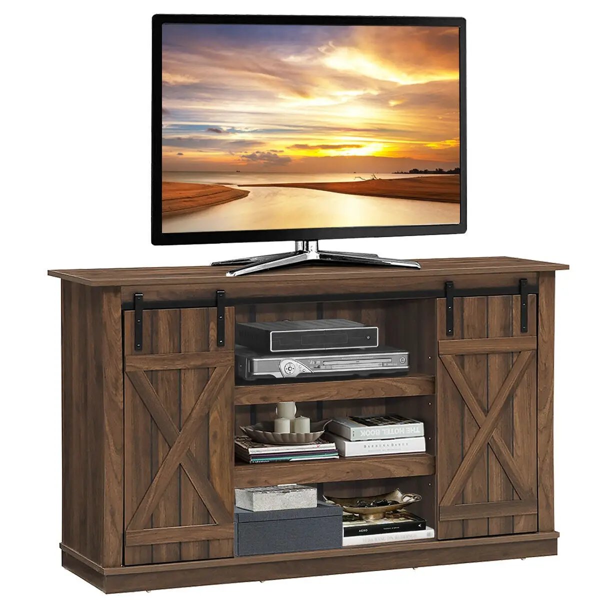 Sliding Barn TV Stand Console Table, photo 16 of 16