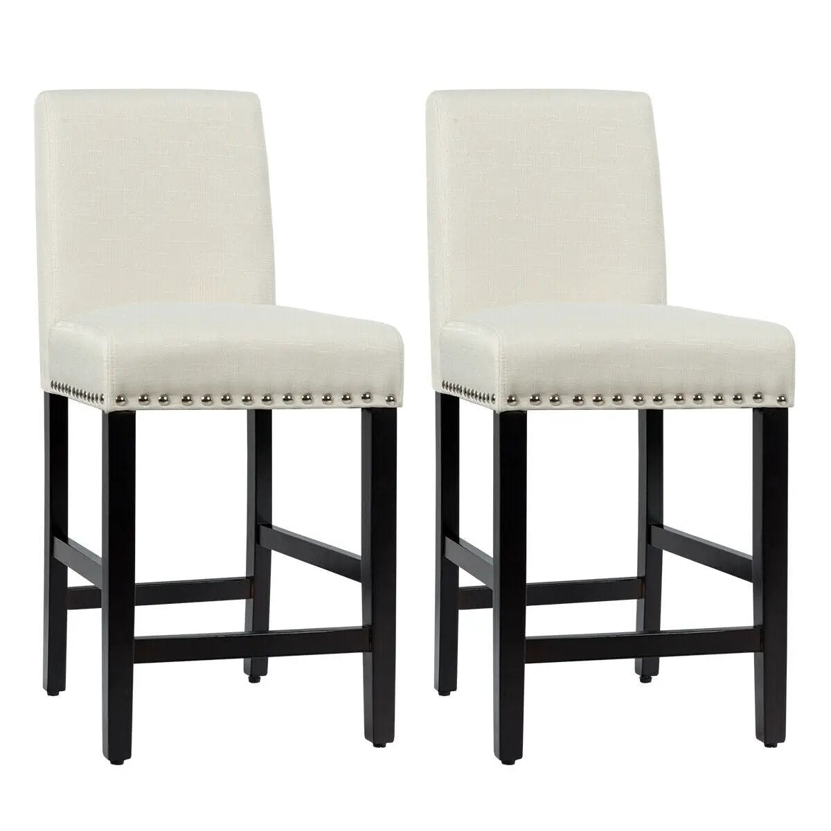 25 Inch Kitchen Chairs w/ Rubber Wood Legs by DirectDeals