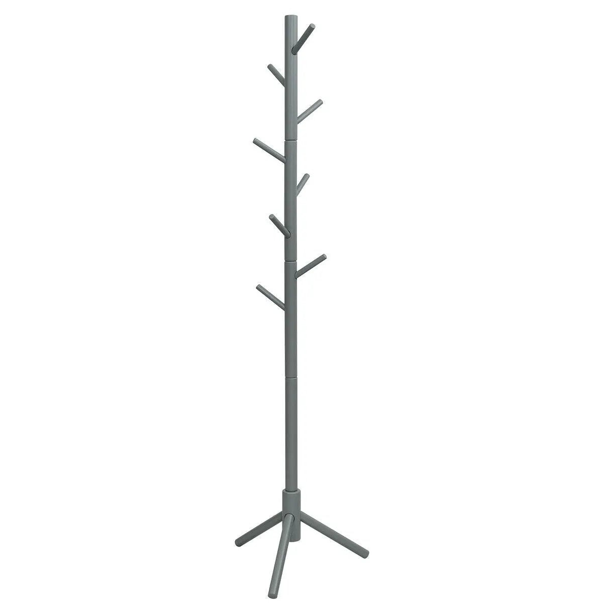 2 Heights Wooden Coat Rack with 8 Hooks, photo 8 of 16