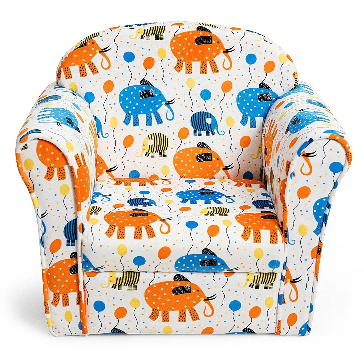 Kids Elephant Upholstered Sofa with Armrest by DirectDeals