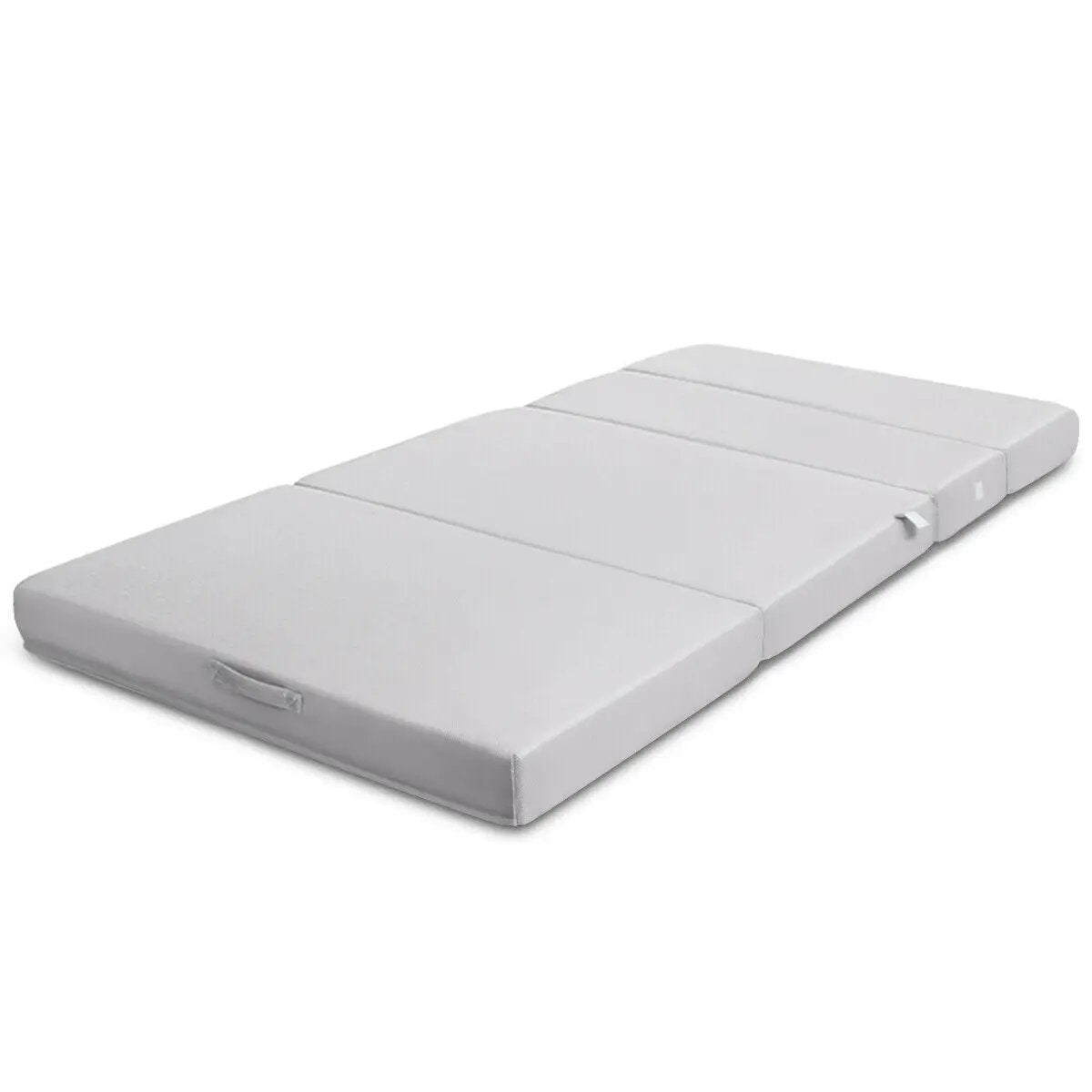 4 Inch Folding Sofa Bed Foam Mattress with Handles, photo 4 of 10