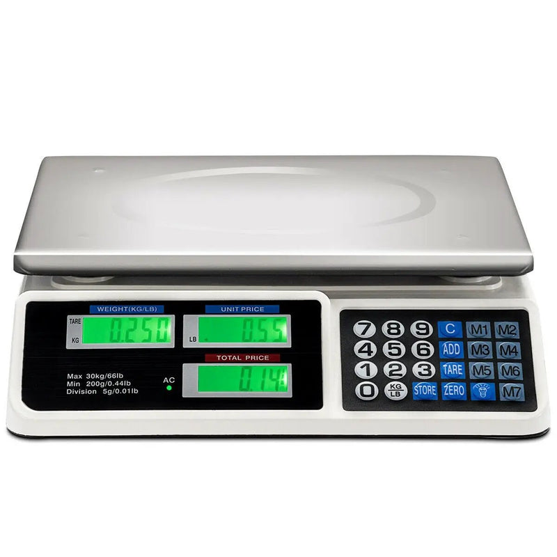 66 lbs Electronic Price Computing Scale with LCD Screen Display by DirectDeals