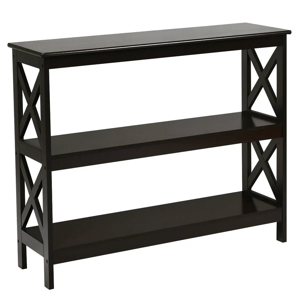 3-Tier Console X-Design Sofa Side Accent Table, photo 7 of 24