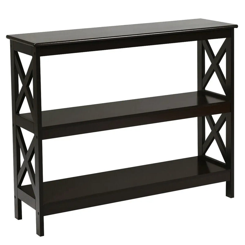 3-Tier Console X-Design Sofa Side Accent Table by DirectDeals