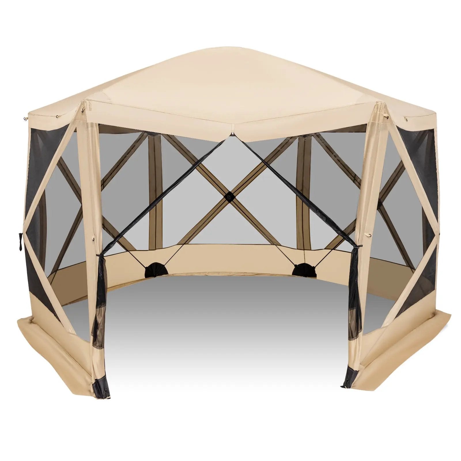 11.5 X 11.5 FT Pop-up Screen House Tent with Portable Carrying Bag by DirectDeals