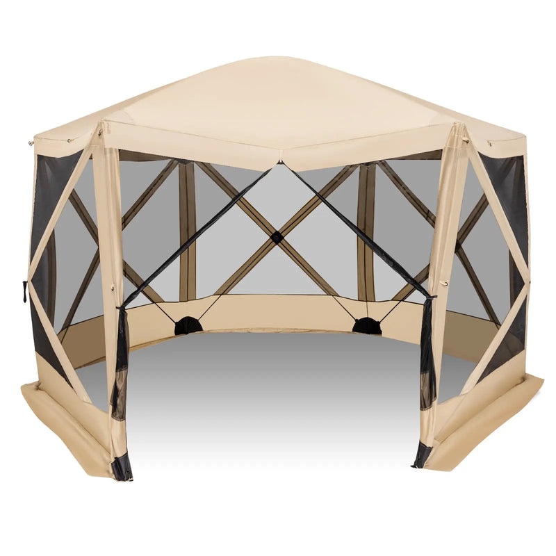 11.5 X 11.5 FT Pop-up Screen House Tent with Portable Carrying Bag by DirectDeals