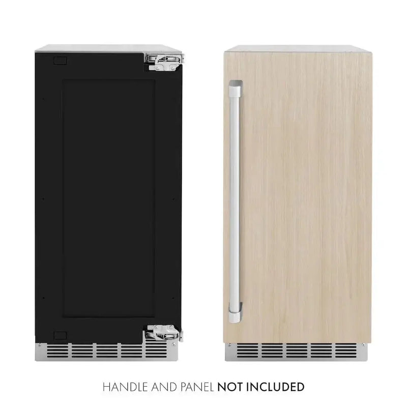 ZLINE 15" Touchstone Clear Cube Ice Maker Drain Pump Panel Ready Door ICCDP-15 by Farmhouse Kitchen and Bath