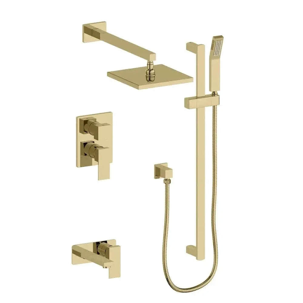ZLINE Bliss Shower System Oversized Shower Head, BLS-SHS12-PG by Farmhouse Kitchen and Bath