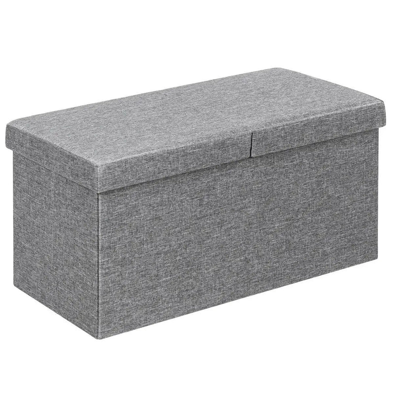 30 Inch Folding Storage Ottoman with Lift Top by DirectDeals