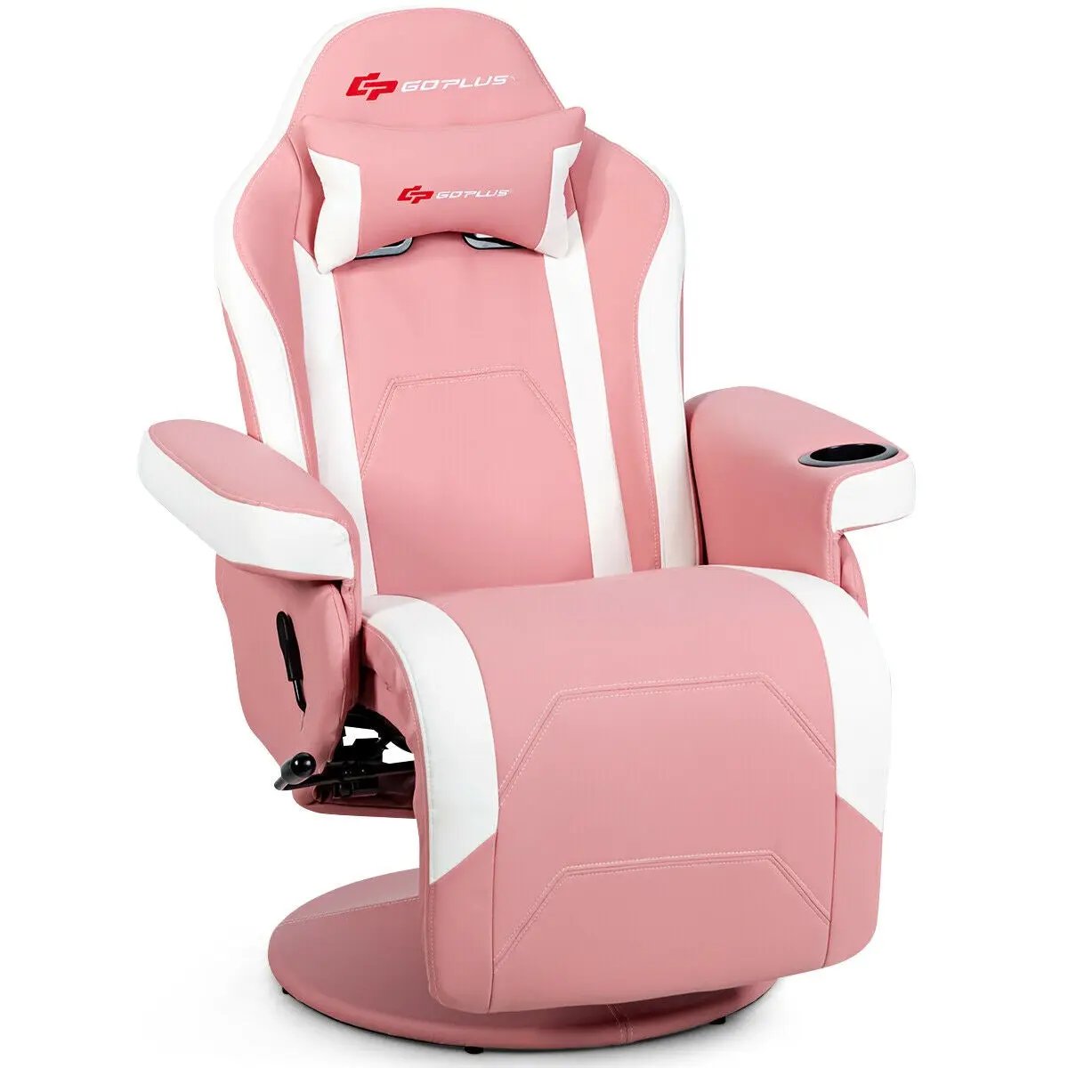 Ergonomic High Back Massage Gaming Chair with Pillow, photo 3 of 12