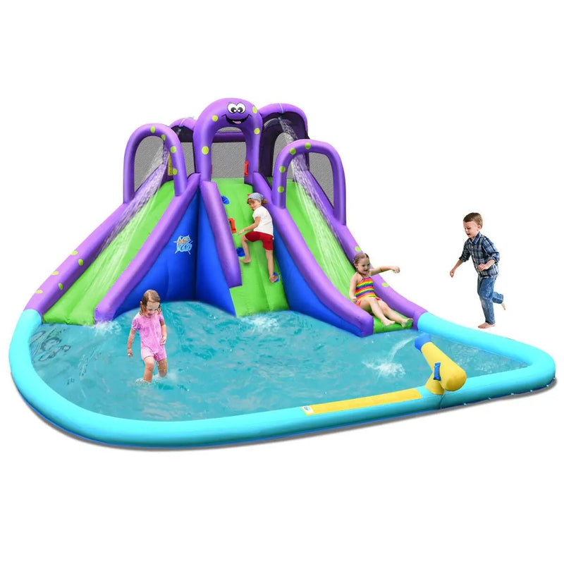 Inflatable Water and Sand Park Mighty Bounce House with Large Pool by DirectDeals