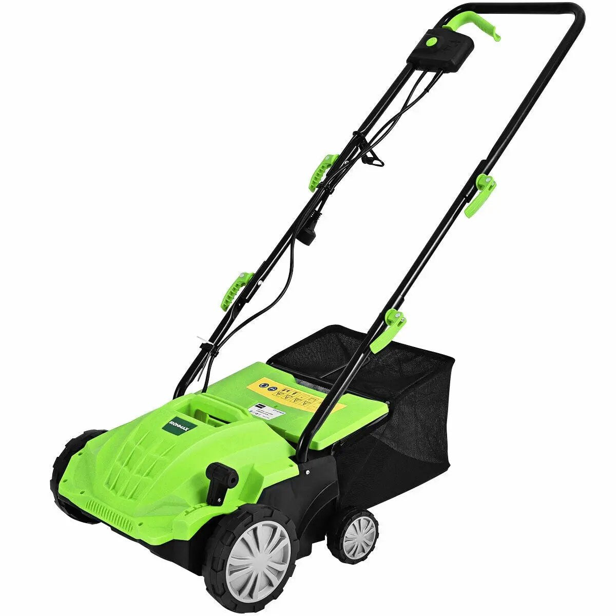 13 Inch 12 Amp Electric Scarifier with Collection Bag and Removable Blades, photo 3 of 9
