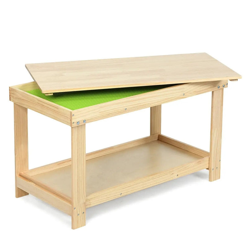 Solid Multifunctional Wood Kids Activity Play Table by DirectDeals
