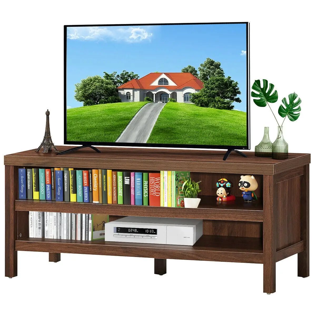 3-Tier TV Stand Console Cabinet for TV's up to 45 Inch with Storage Shelves, photo 4 of 16
