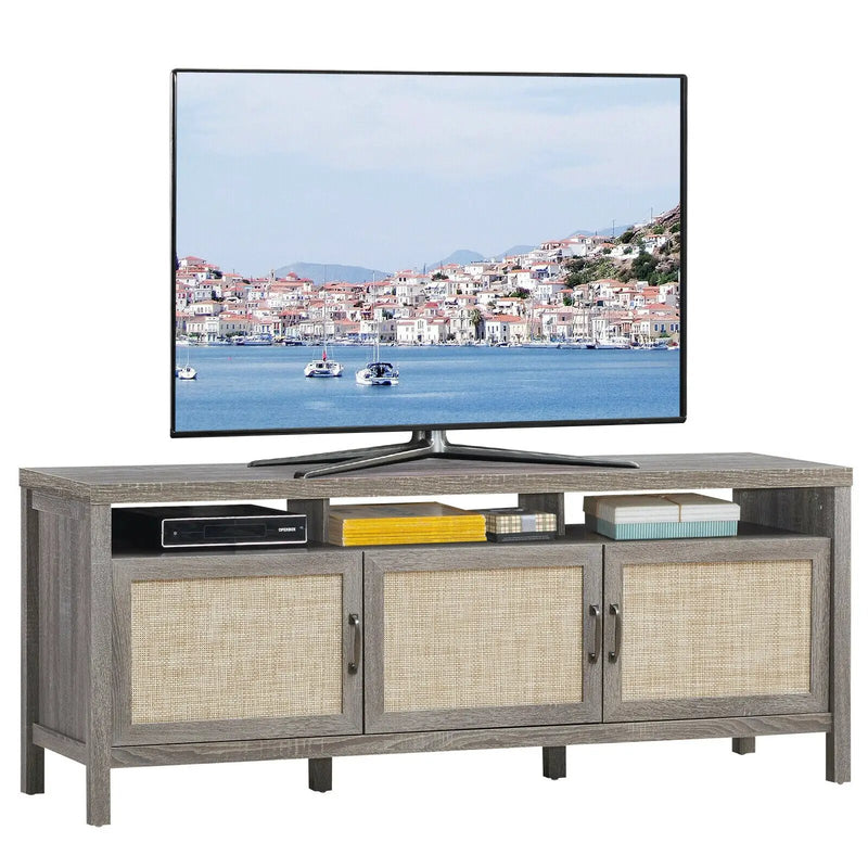 Universal TV Stand Entertainment Media Center for TV's up to 65 Inch by DirectDeals