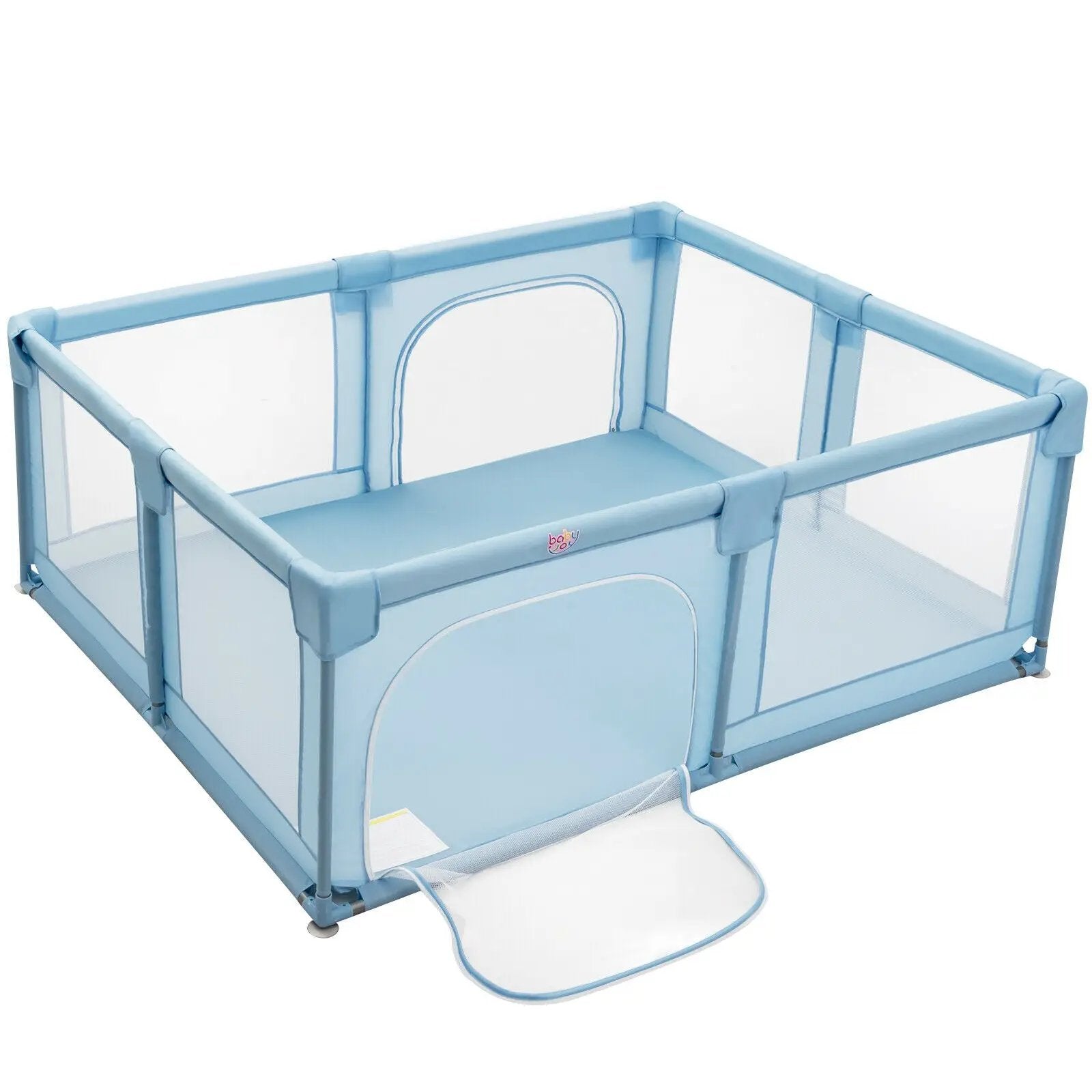 Baby Playpen Extra Large Kids Activity Center Safety Play-Blue by DirectDeals