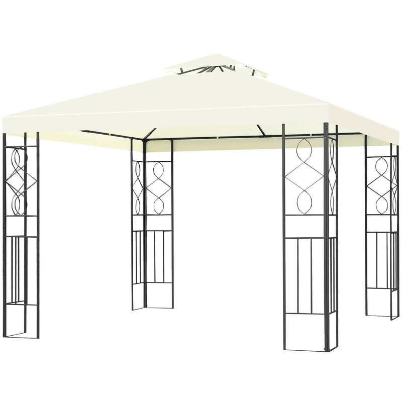 2 Tiers 10 x 10 Feet Patio Gazebo Canopy Tent by DirectDeals