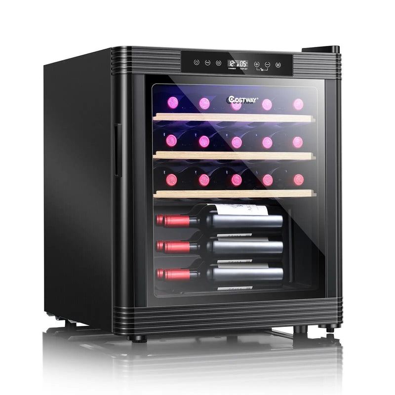 21 Bottle Compressor Wine Cooler Refrigerator with Digital Control by DirectDeals