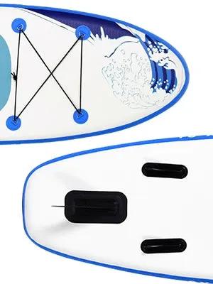 10 Feet Stand up Paddle Surfboard Inflatable with Bag by DirectDeals