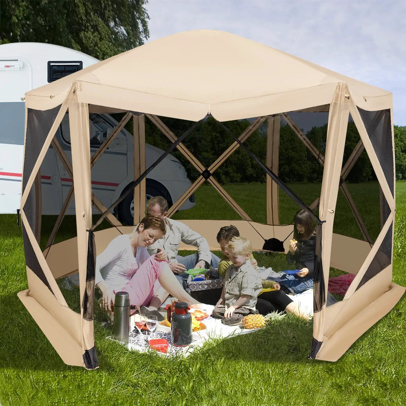 11.5 X 11.5 FT Pop-up Screen House Tent with Portable Carrying Bag by DirectDeals