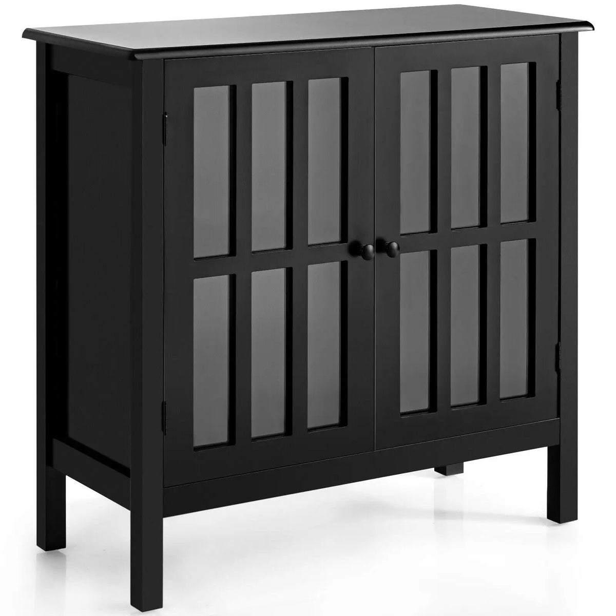 Glass Door Sideboard Console Storage Buffet Cabinet, photo 12 of 32