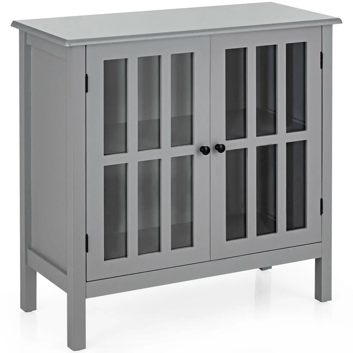 Glass Door Sideboard Console Storage Buffet Cabinet, photo 9 of 32